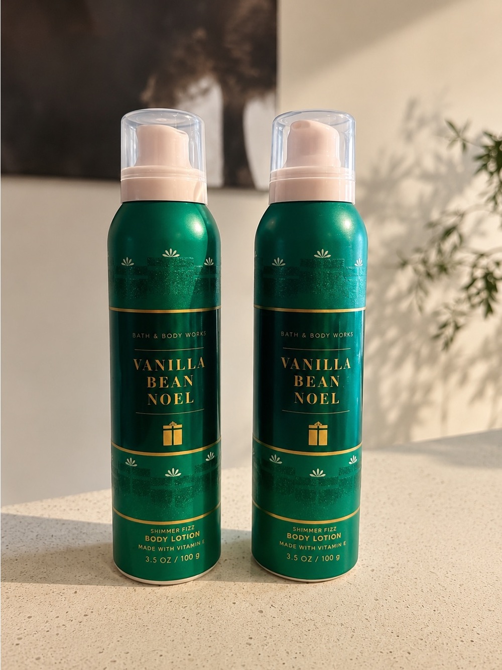 Vanilla Bean Noel Shimmer fizz set